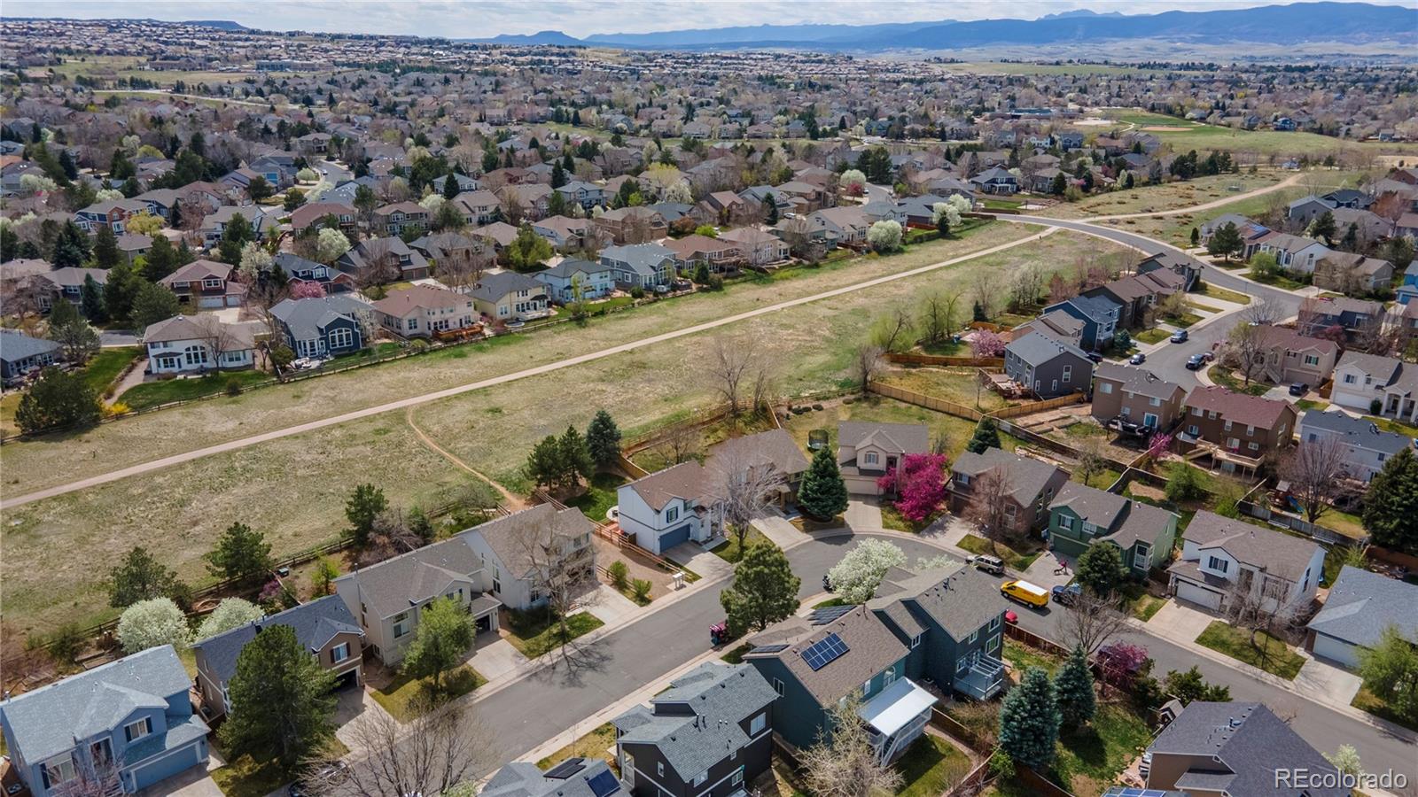 294 West Willowick Circle Highlands Ranch, CO 80129 - Photo 36 of 37 an aerial view of a city
