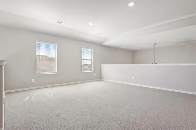 an empty room with window