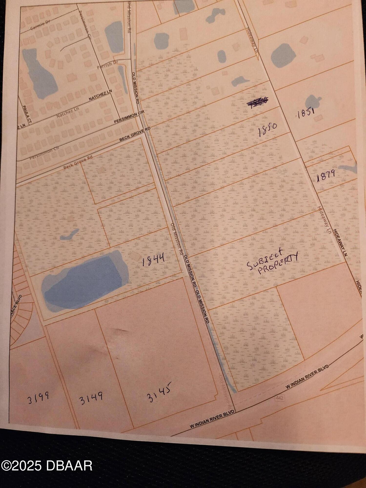 Old Mission Rd 10 Acres location Plat