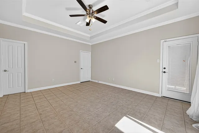 a view of an empty room