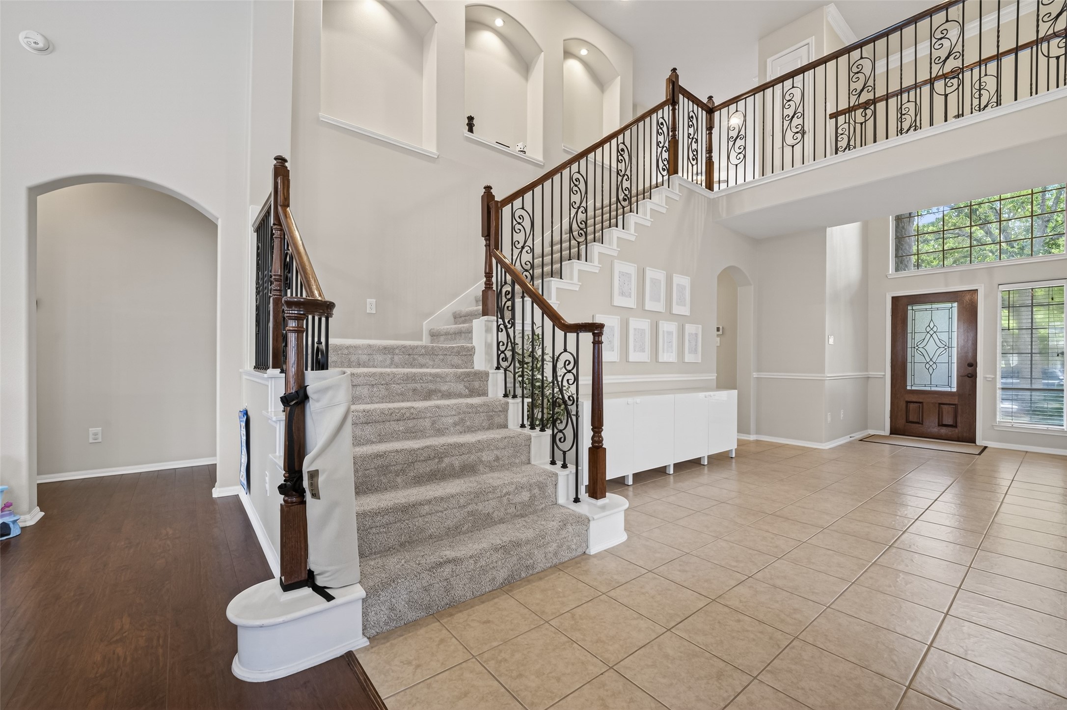 3219 Legends Mist Drive Spring, TX 77386 - Photo 2 of 37 a view of entryway and hall with wooden floor