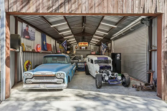 a outdoor living space with patio furniture