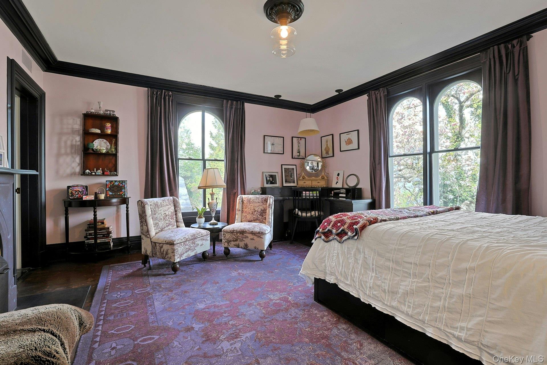 216-217 River Road Nyack, NY 10960 - Photo 38 of 50 a spacious bedroom with a bed and glass window