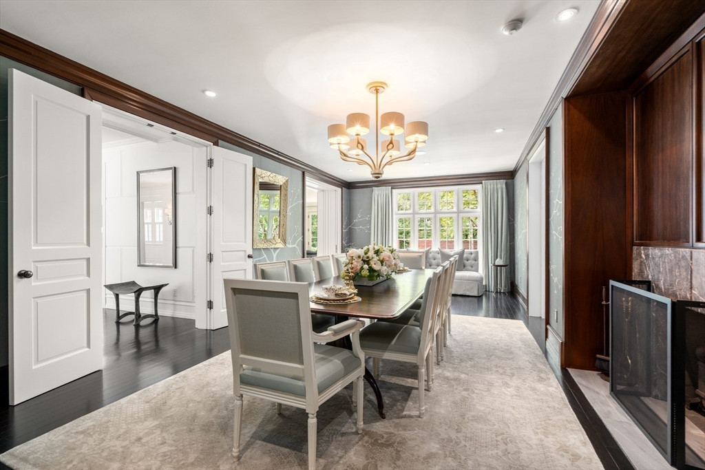 1014 Boylston Street Brookline, MA 02467 - Photo 10 of 38 a view of a dining room with furniture window and wooden floor
