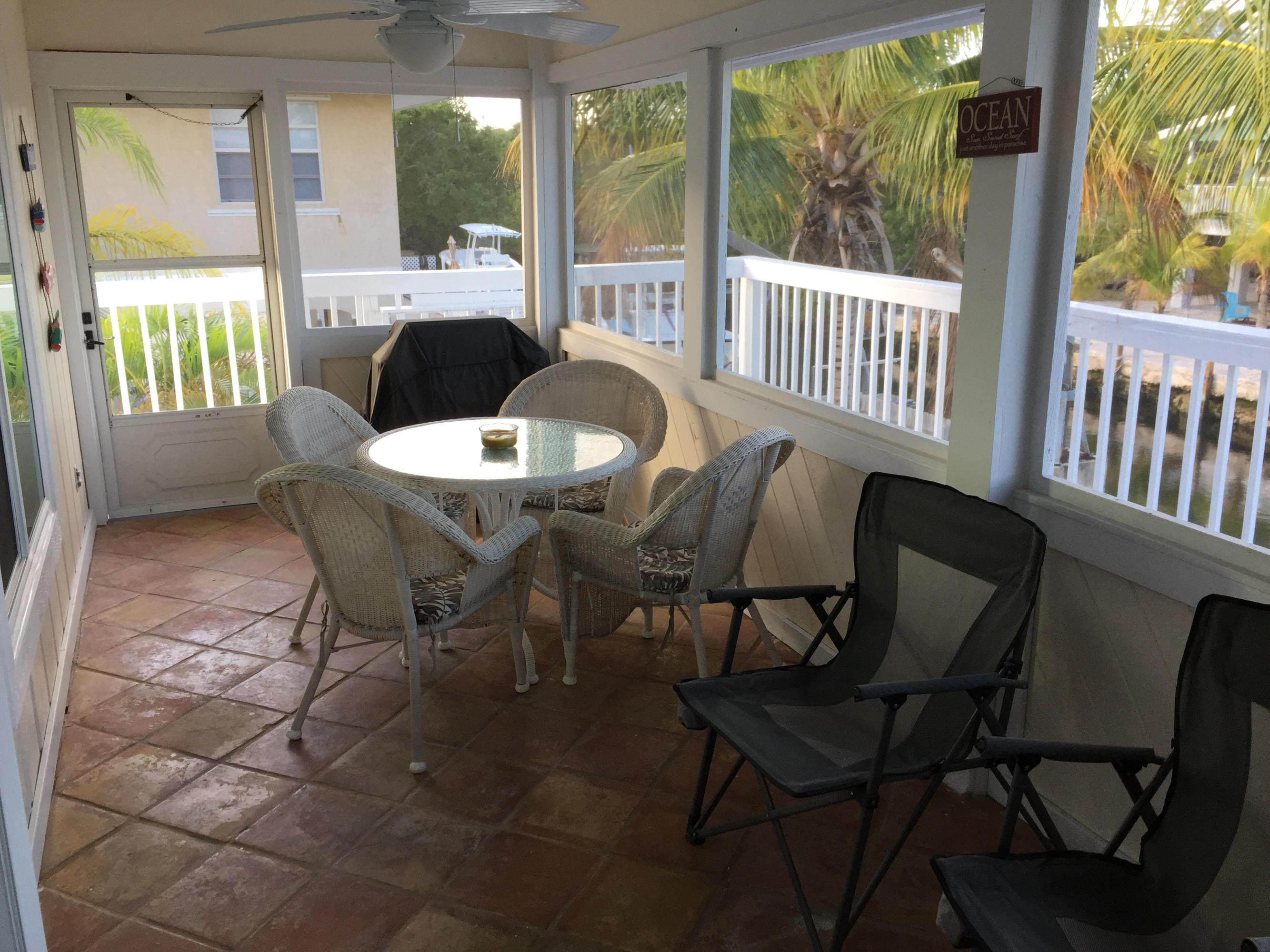 3968 Eugene Road Big Pine Key, FL 33043 - Photo 19 of 33 Screened in Back Porch