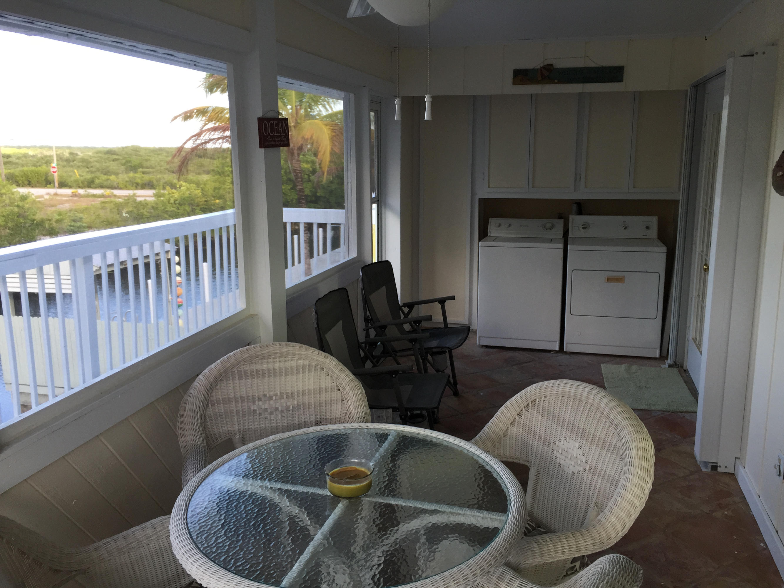 3968 Eugene Road Big Pine Key, FL 33043 - Photo 20 of 33 Screened in Back Porch