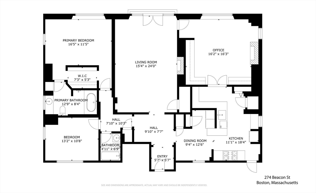 274 Beacon Street, Unit 8R Boston, MA 02116 - Photo 18 of 21