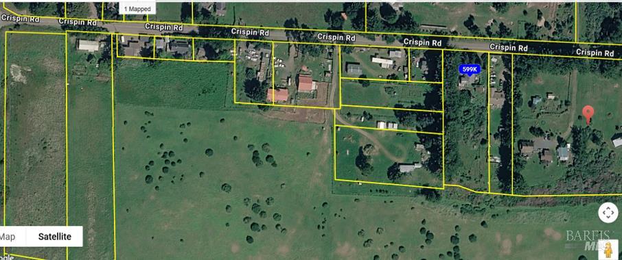 43751 Crispin Road Manchester, CA 95459 - Photo 39 of 39 Screenshot from MLS mapping feature - property lines are not guaranteed