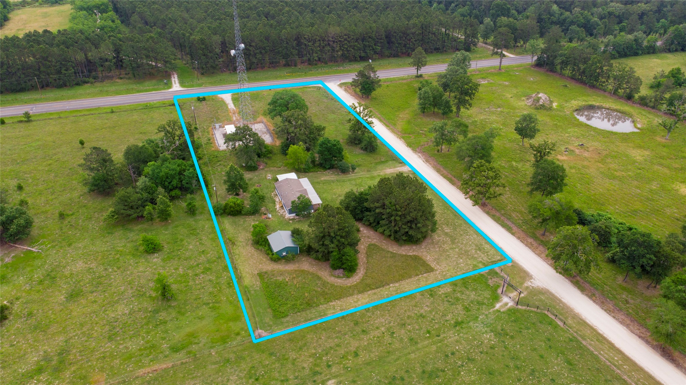 176 Low Keels Road Trinity, TX 75862 - Photo 45 of 46 a view of a backyard