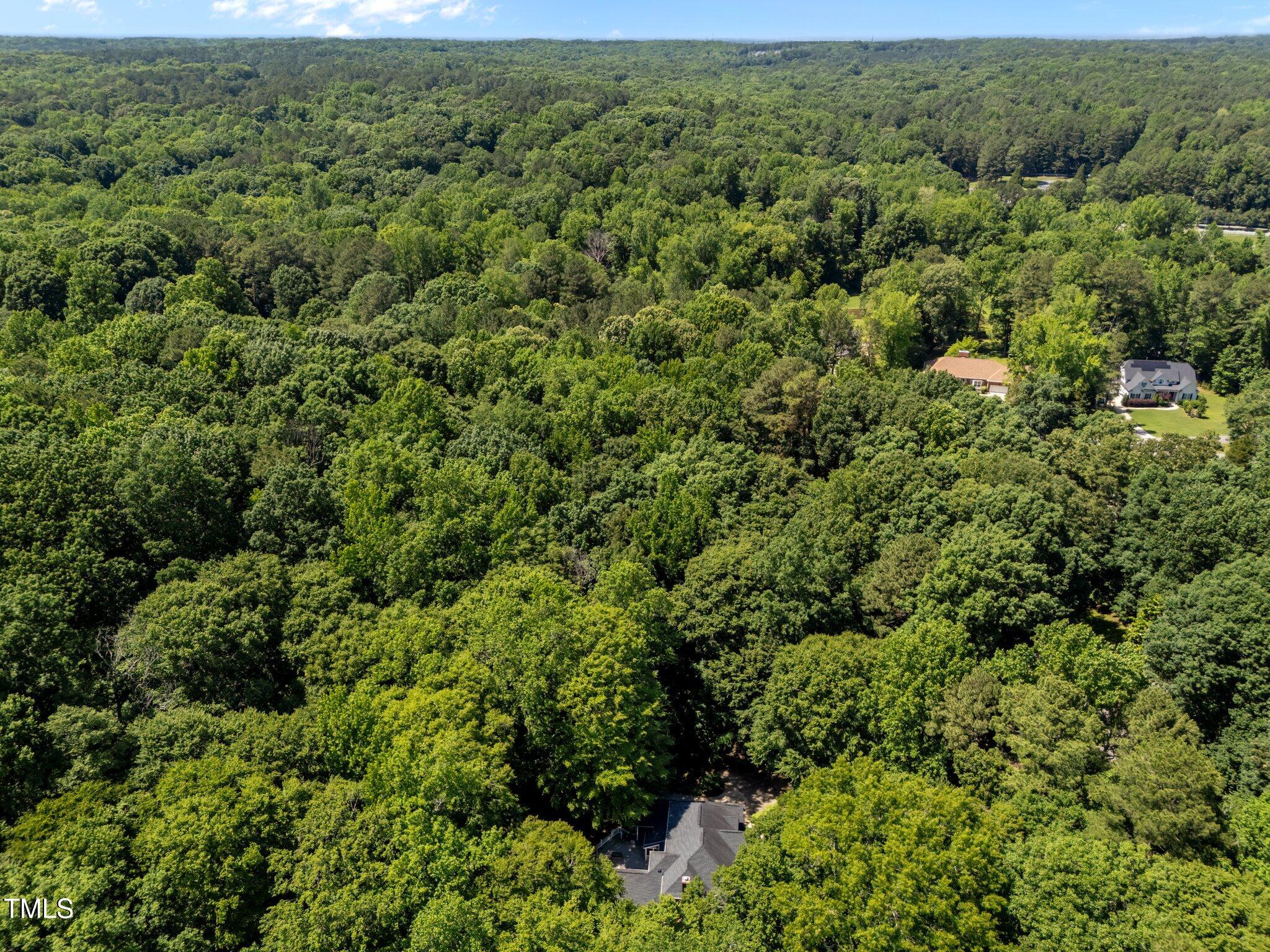 11425 Horseman's Trail Raleigh, NC 27613 - Photo 61 of 64 an aerial view of a house with a yard