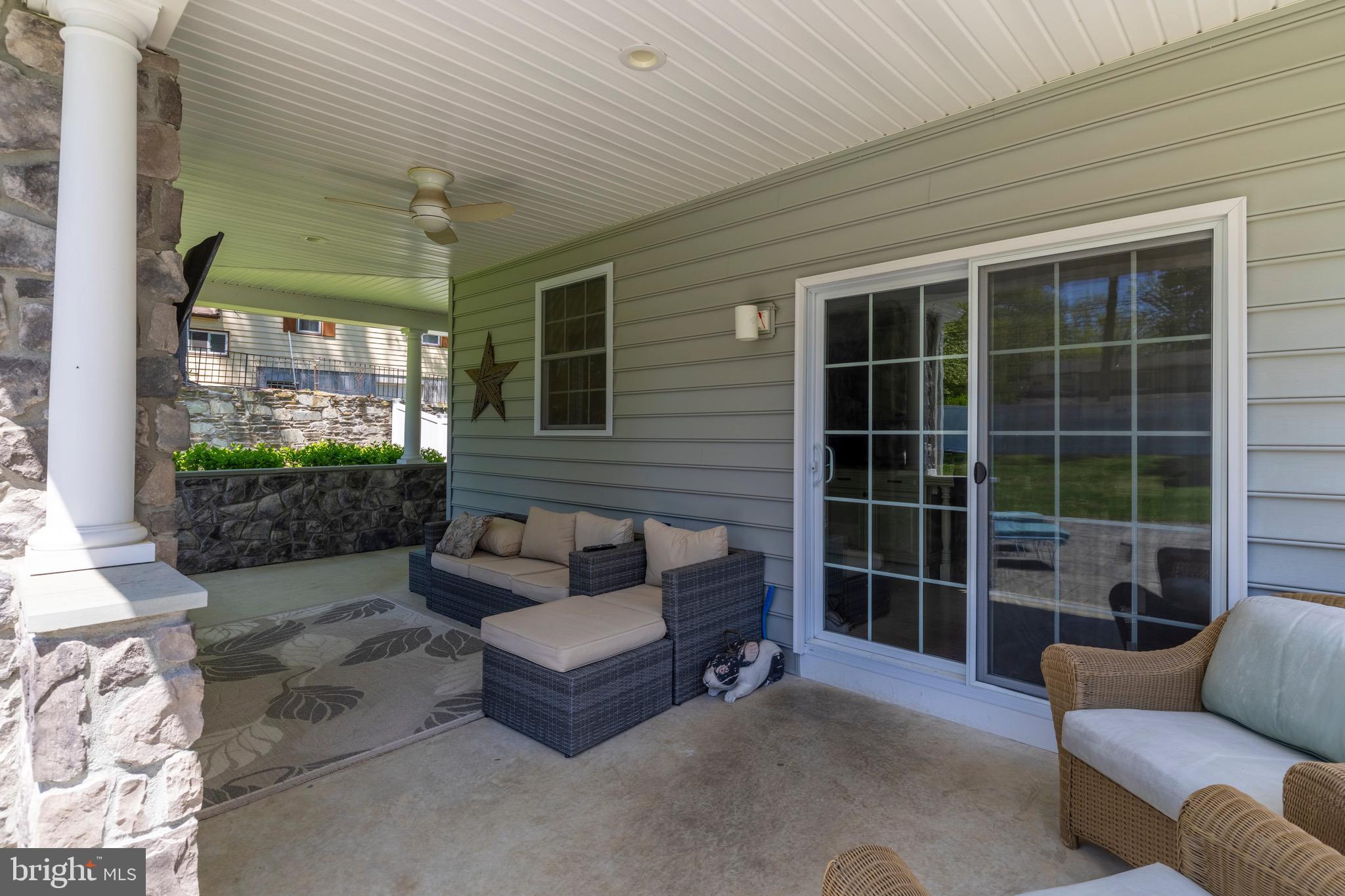 1086 Kingsley Road Rydal, PA 19046 - Photo 44 of 58 Rear Covered Patio