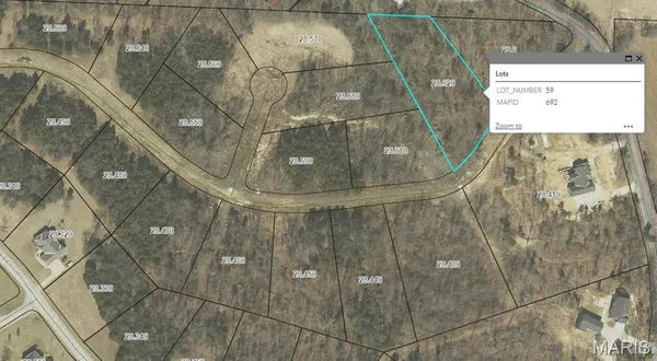 $60,000 | Lot 59 Scarlet Oak Loop, Villa Ridge, MO 63089