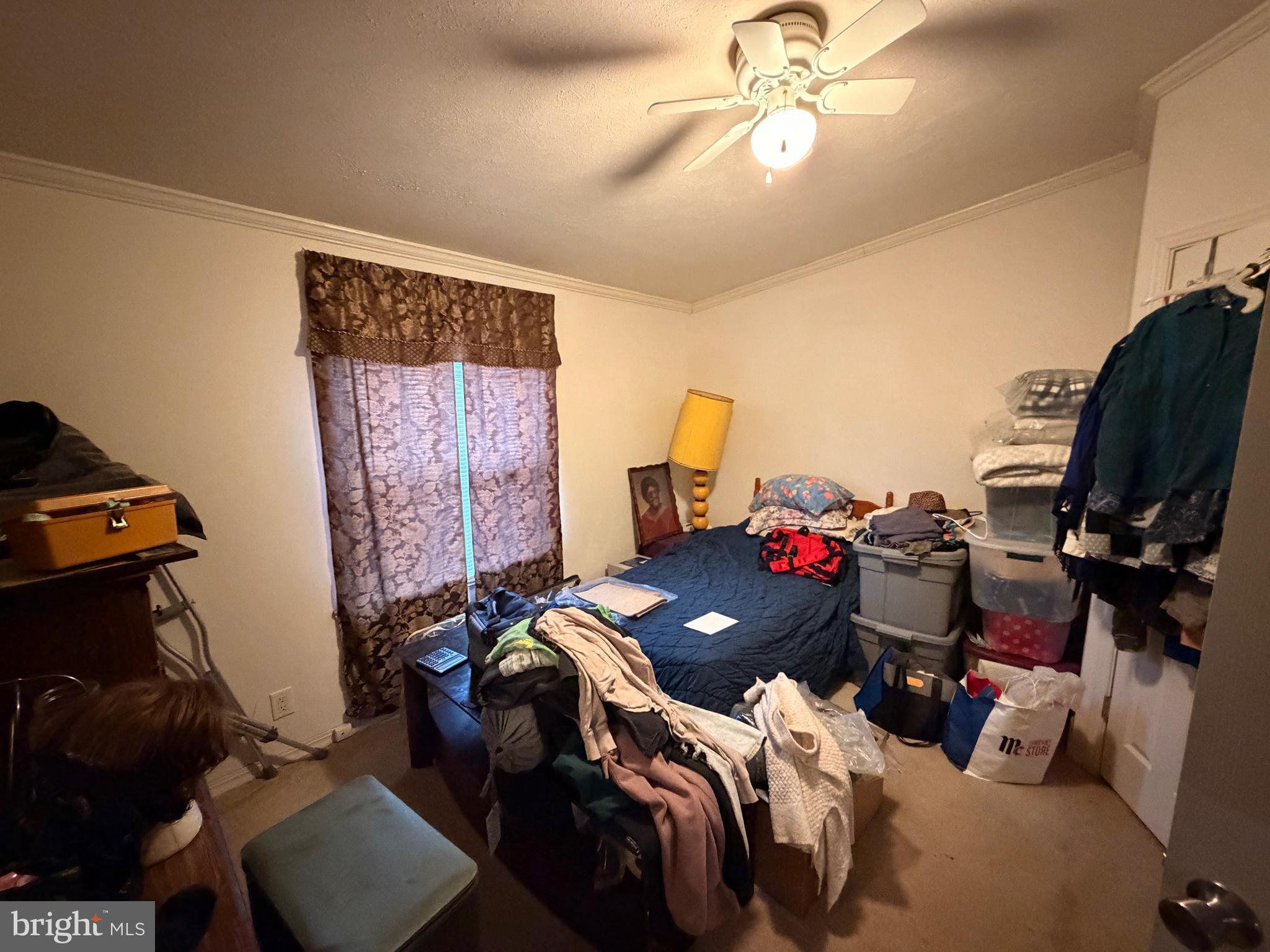 6565 Cabin Ridge Road Hurlock, MD 21643 - Photo 11 of 14 a bedroom with bed and a chandelier