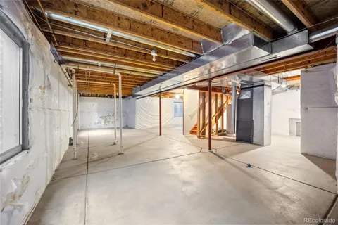 a view of under construction room and staircase