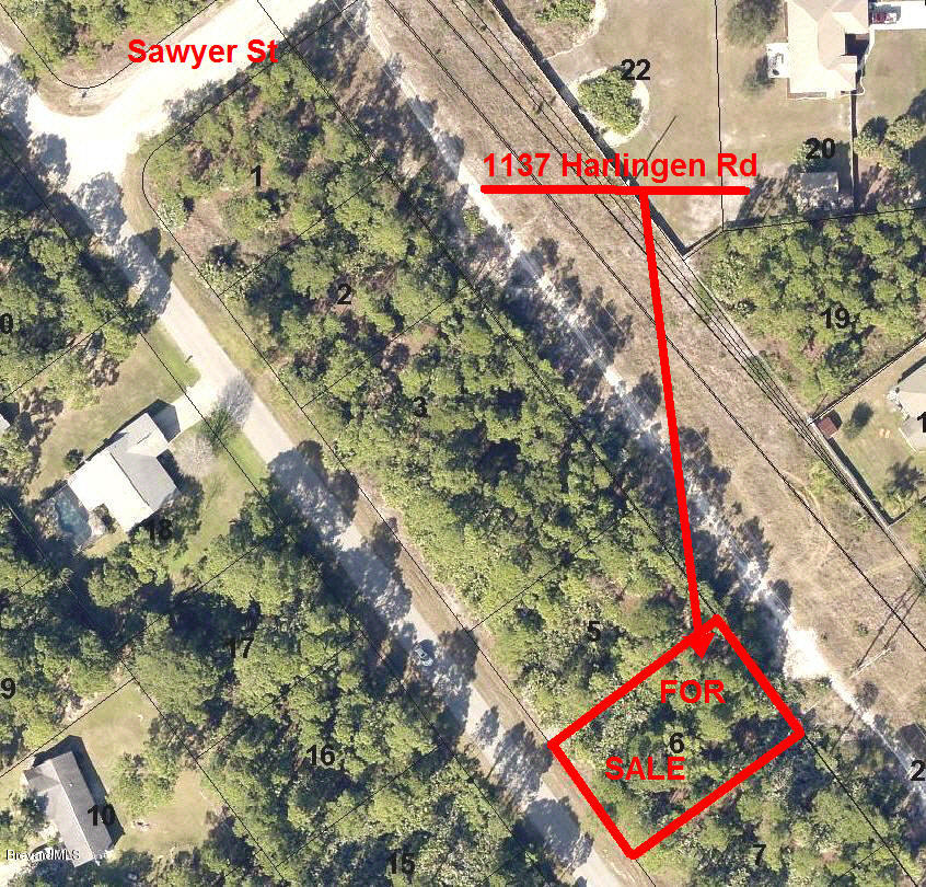 1137 Harlingen Road Southwest Palm Bay, FL 32908 - Photo 3 of 6 Aerial Close up - 1137 Harlingen Rd - ML
