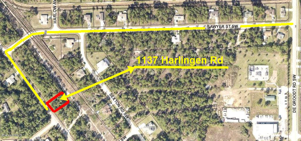 1137 Harlingen Road Southwest Palm Bay, FL 32908 - Photo 4 of 6 Aerial = 1137 Harlingen Rd = MLS -