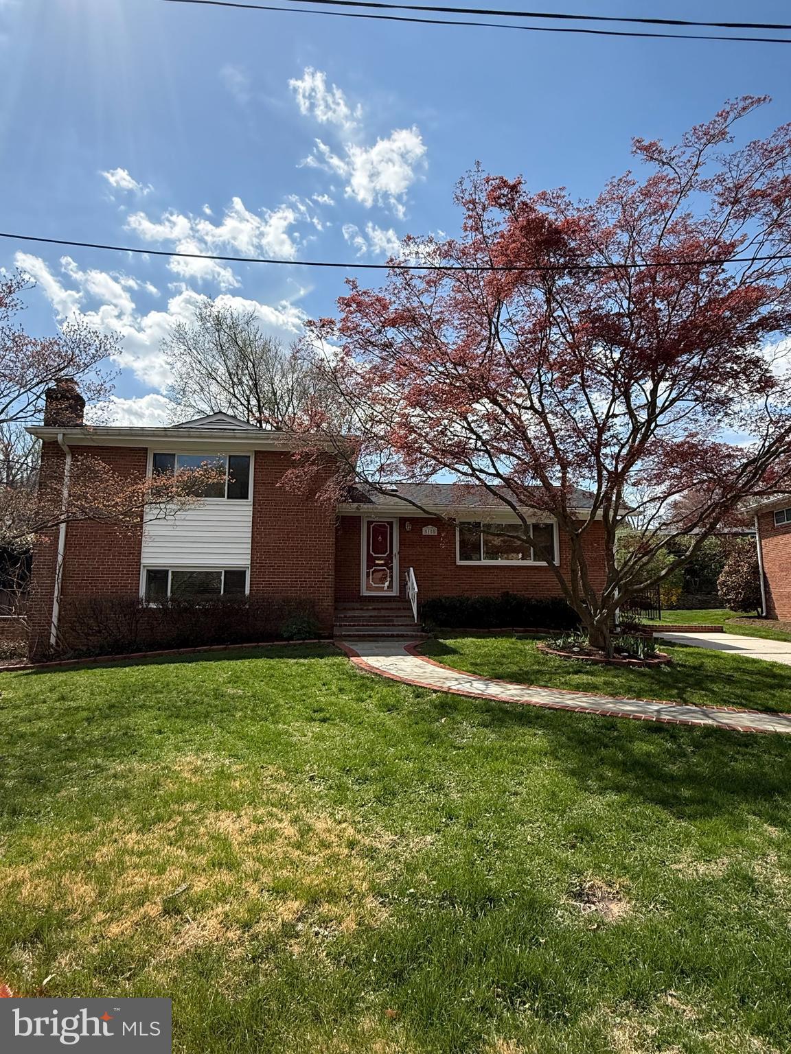 5108 Viking Road Bethesda, MD 20814 - Photo 3 of 51 a front view of house with yard and trees