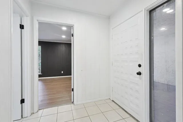 a view of an empty room