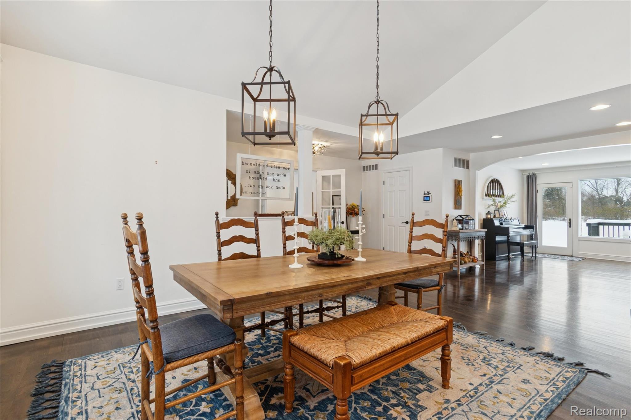 187 Darwin Road Pinckney, MI 48169 - Photo 23 of 71 Dining area with pretty pendant lighting