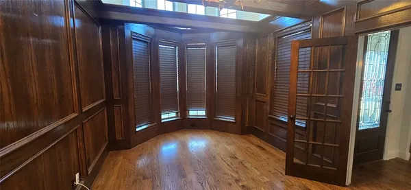 a view of an entryway door