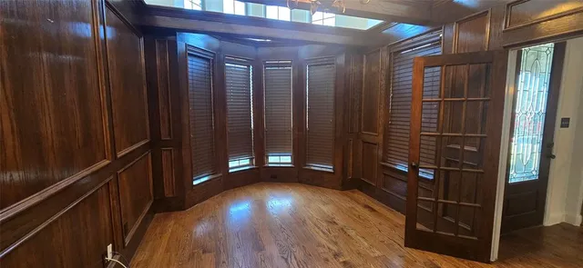 a view of an entryway door