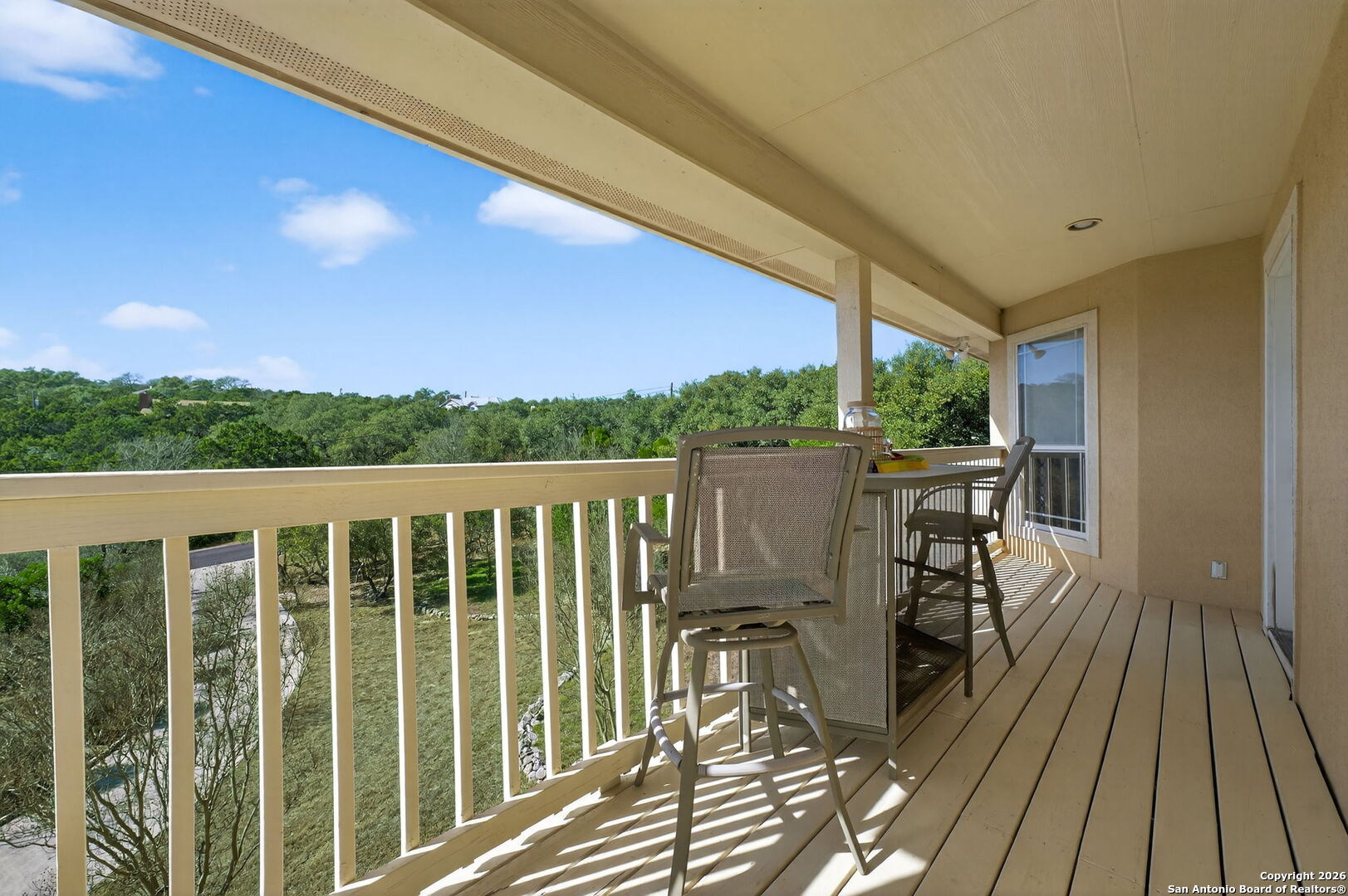 14802 Cross Xd Trail Helotes, TX 78023 - Photo 44 of 58 a view of balcony with furniture