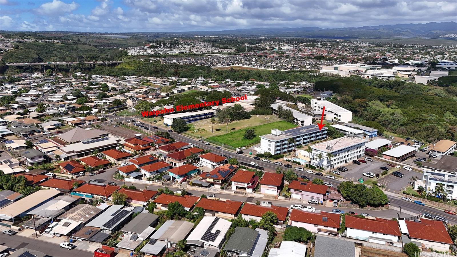 94-249 Waikele Road, Unit A307 Waipahu, HI 96797 - Photo 19 of 20 an aerial view of a city