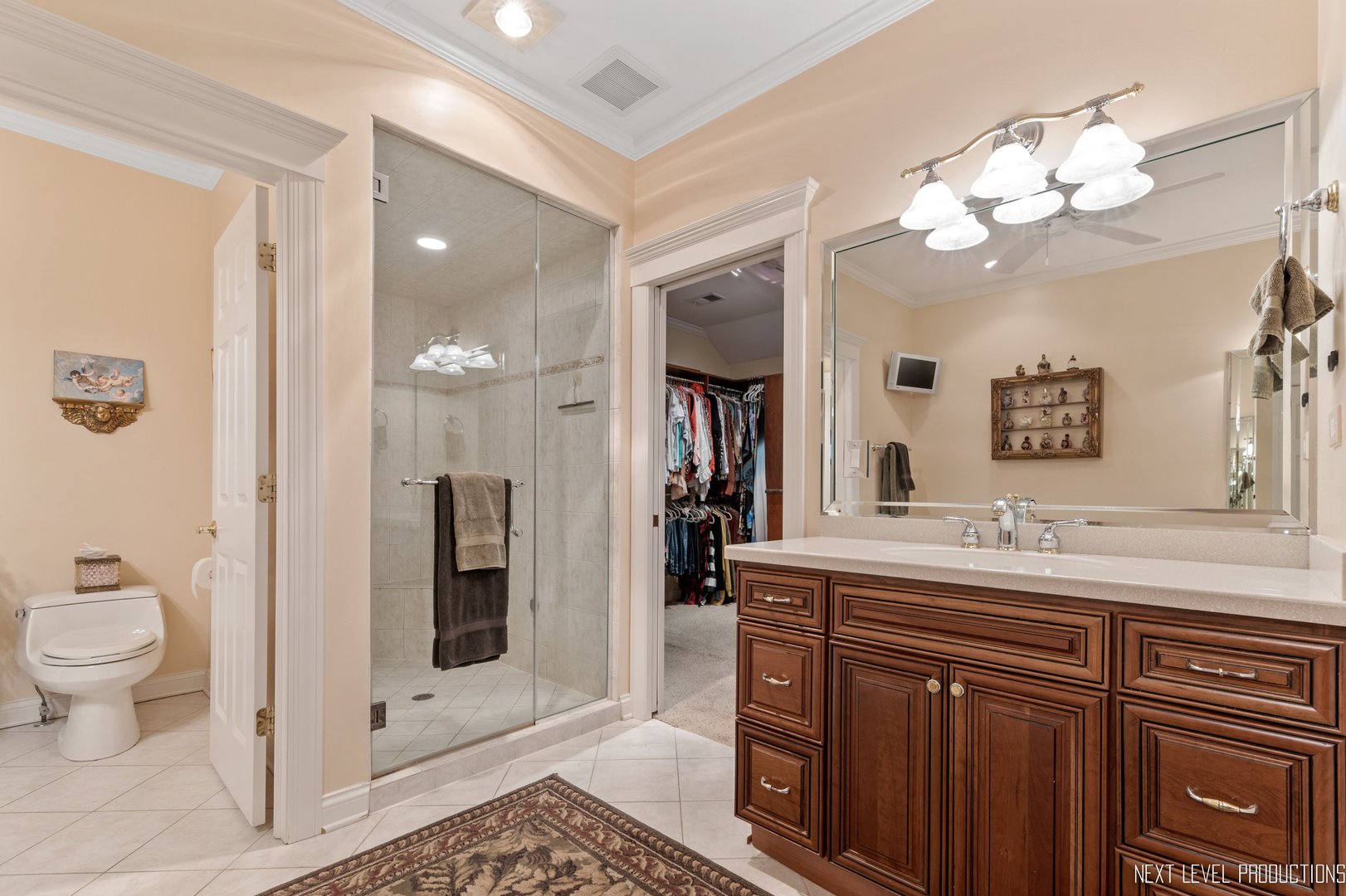 1787 Rizzi Lane Bartlett, IL 60103 - Photo 23 of 47 a bathroom with a sink a toilet and shower