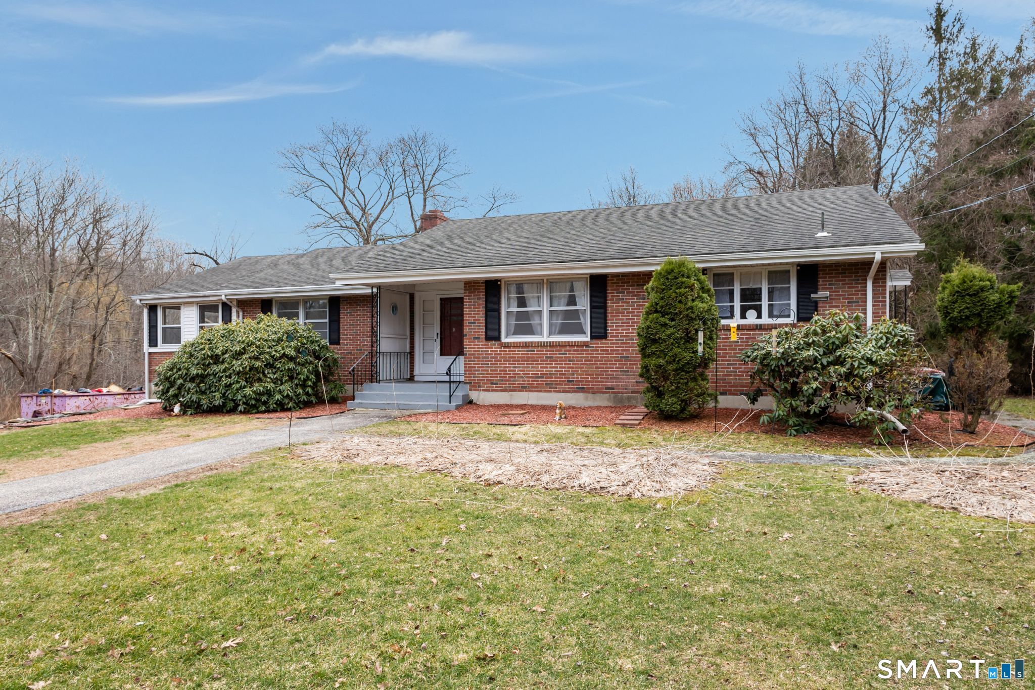 226 Beaumont Highway Lebanon, CT 06249 - Photo 36 of 43 a front view of a house with garden