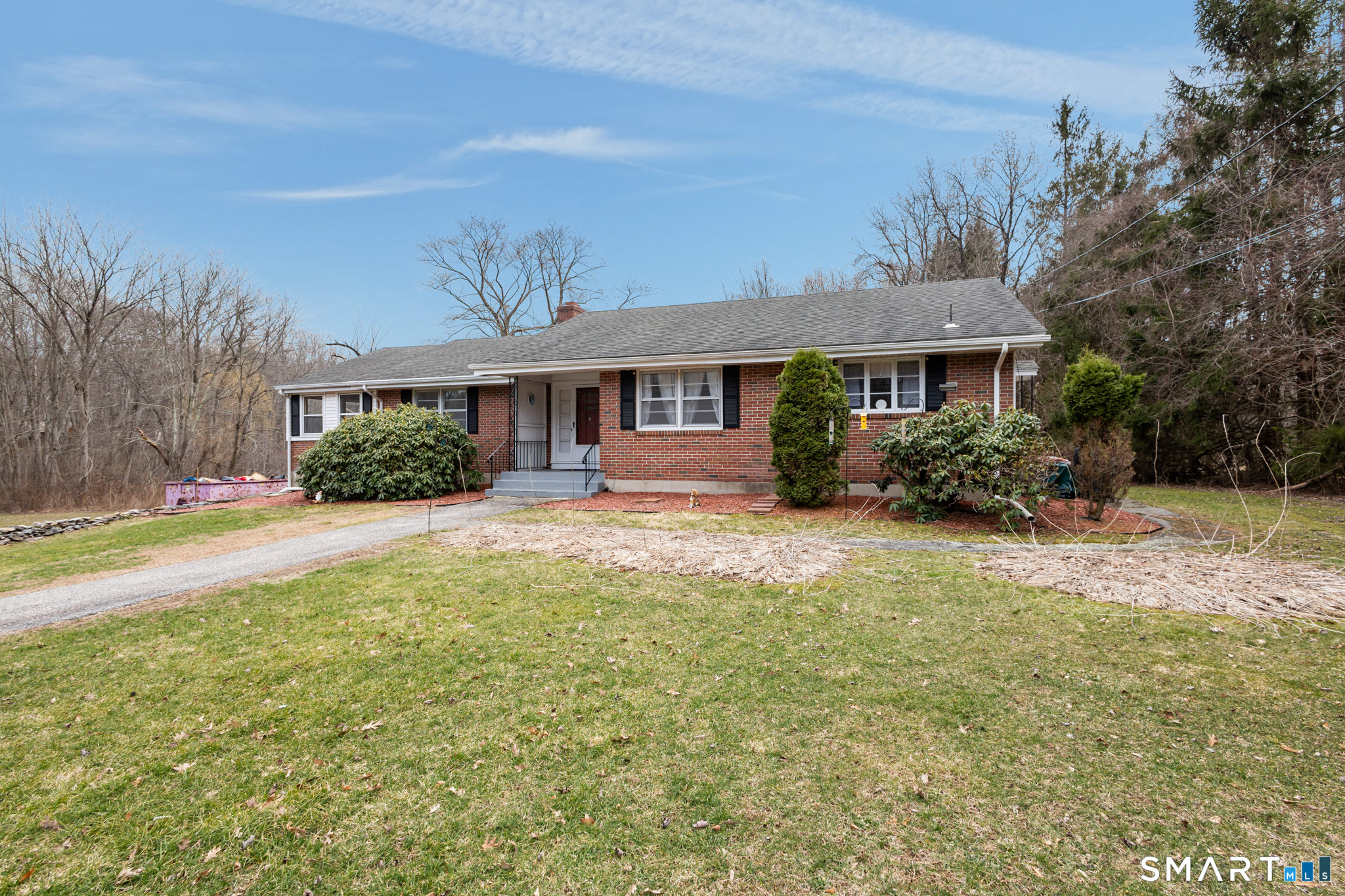 226 Beaumont Highway Lebanon, CT 06249 - Photo 37 of 43 a front view of a house with garden