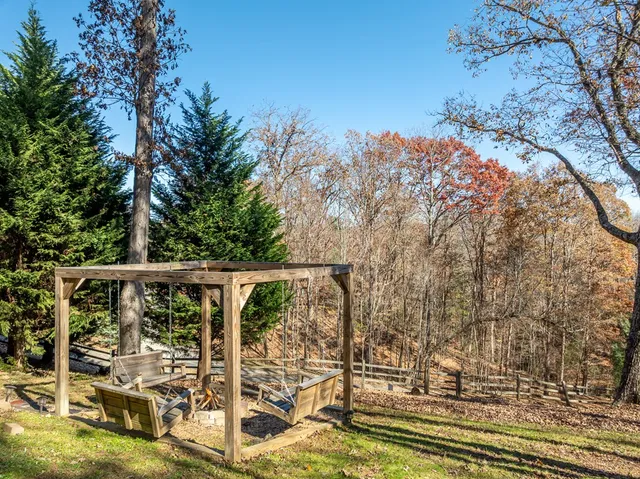 a view of outdoor space and garden