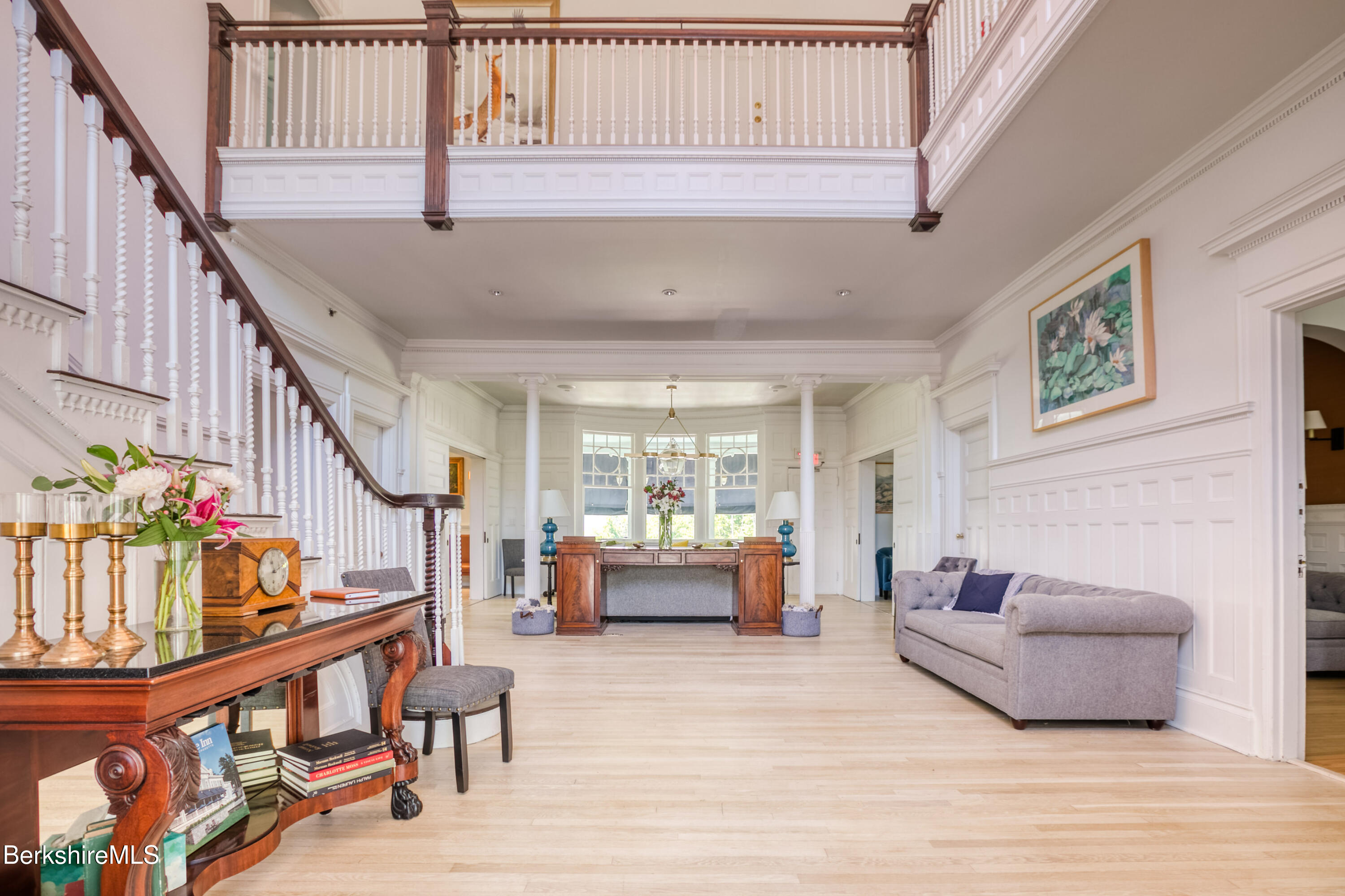2 Kemble Street Lenox, MA 01240 - Photo 2 of 41 a living room with furniture and a wooden floor