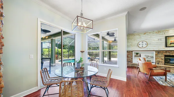 a kitchen with a sink stove and refrigerator