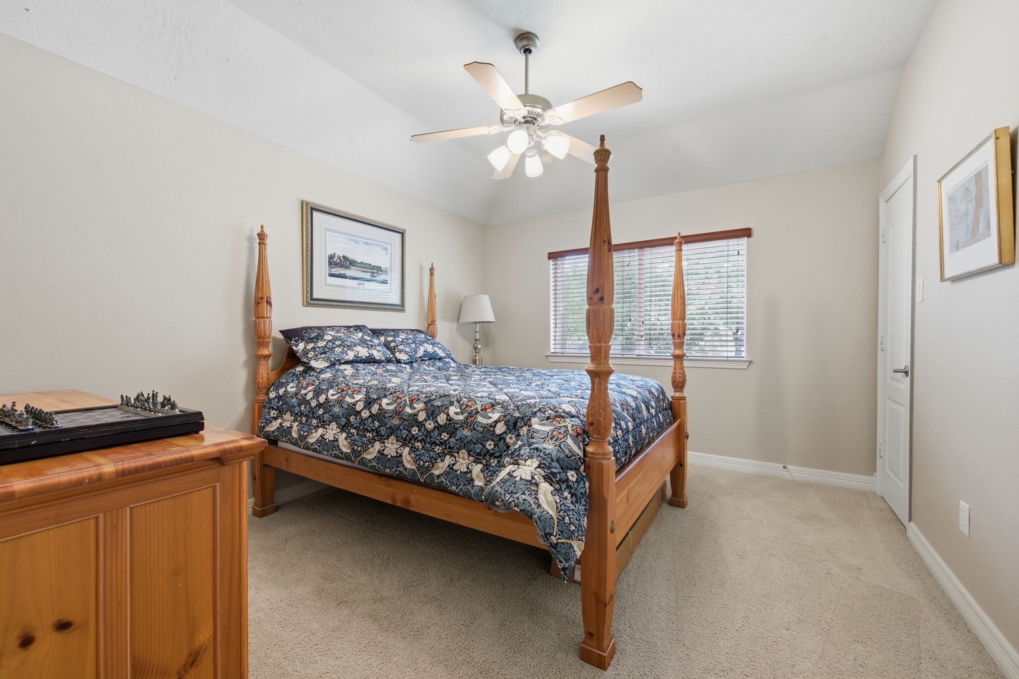 9722 Blue Cruls Way Spring, TX 77379 - Photo 32 of 45 Bedroom 2 with carpet
