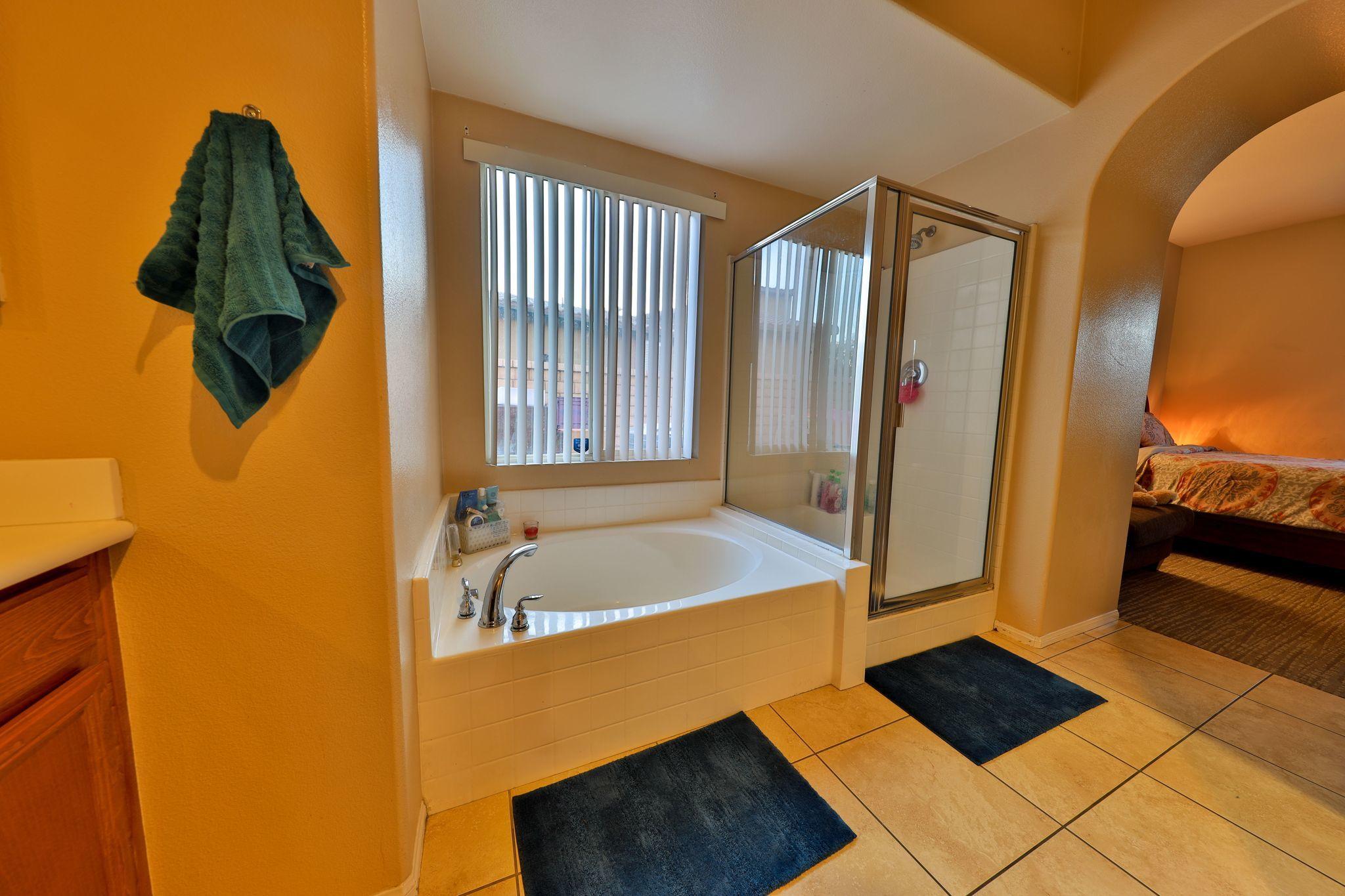82834 Randsburg Lane Indio, CA 92203 - Photo 17 of 18 a bathroom with a bathtub and a shower