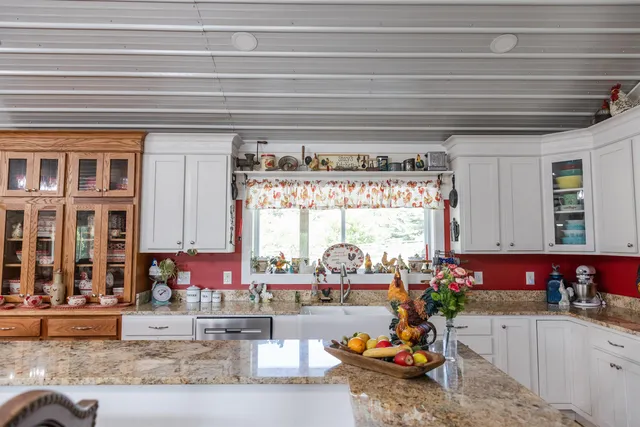 a room with gym equipment