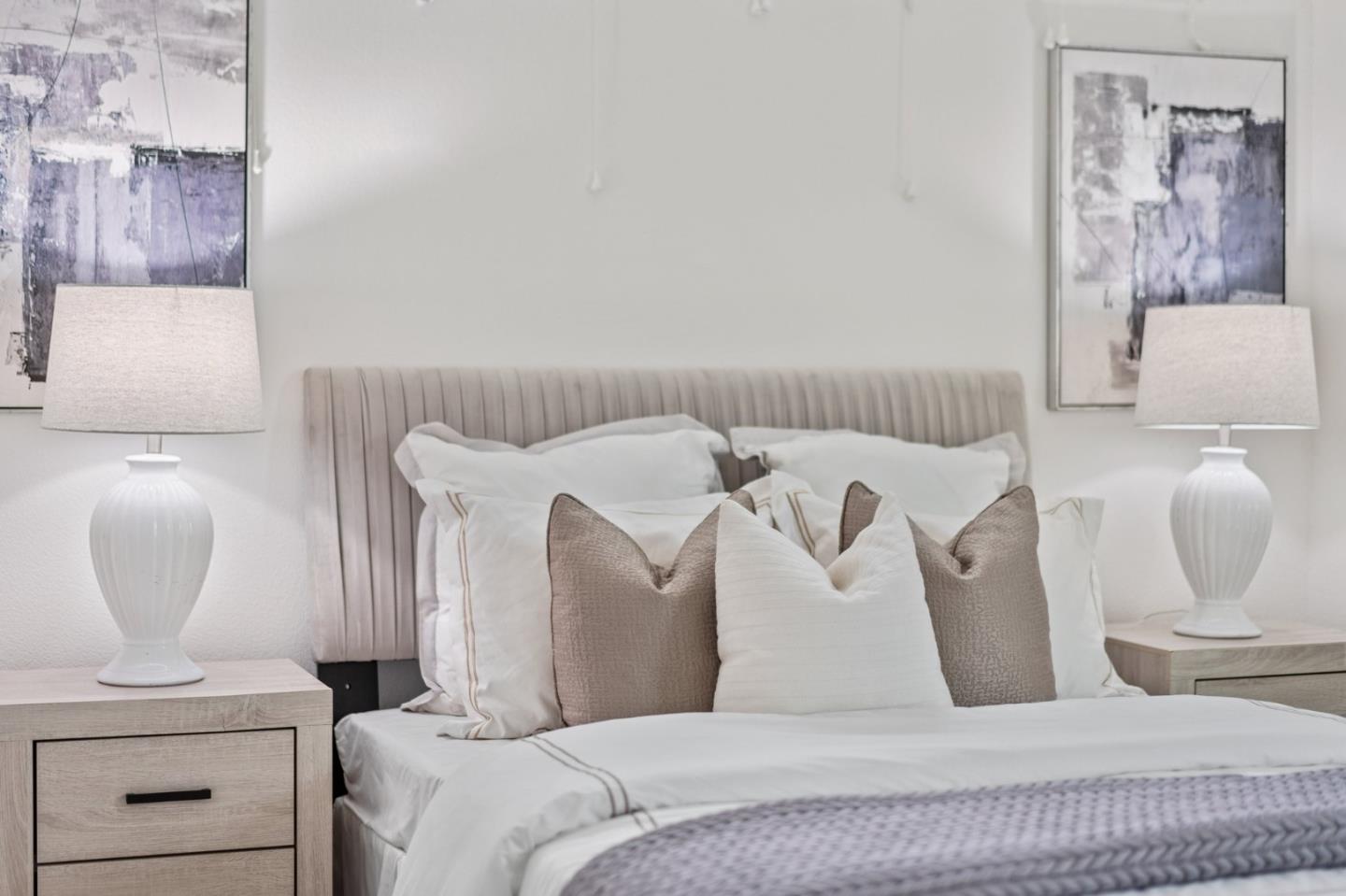 3410 Pyramid Way Mountain View, CA 94043 - Photo 30 of 55 a bedroom with a bed and white cabinet