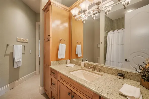 a view of a swimming pool with a chairs