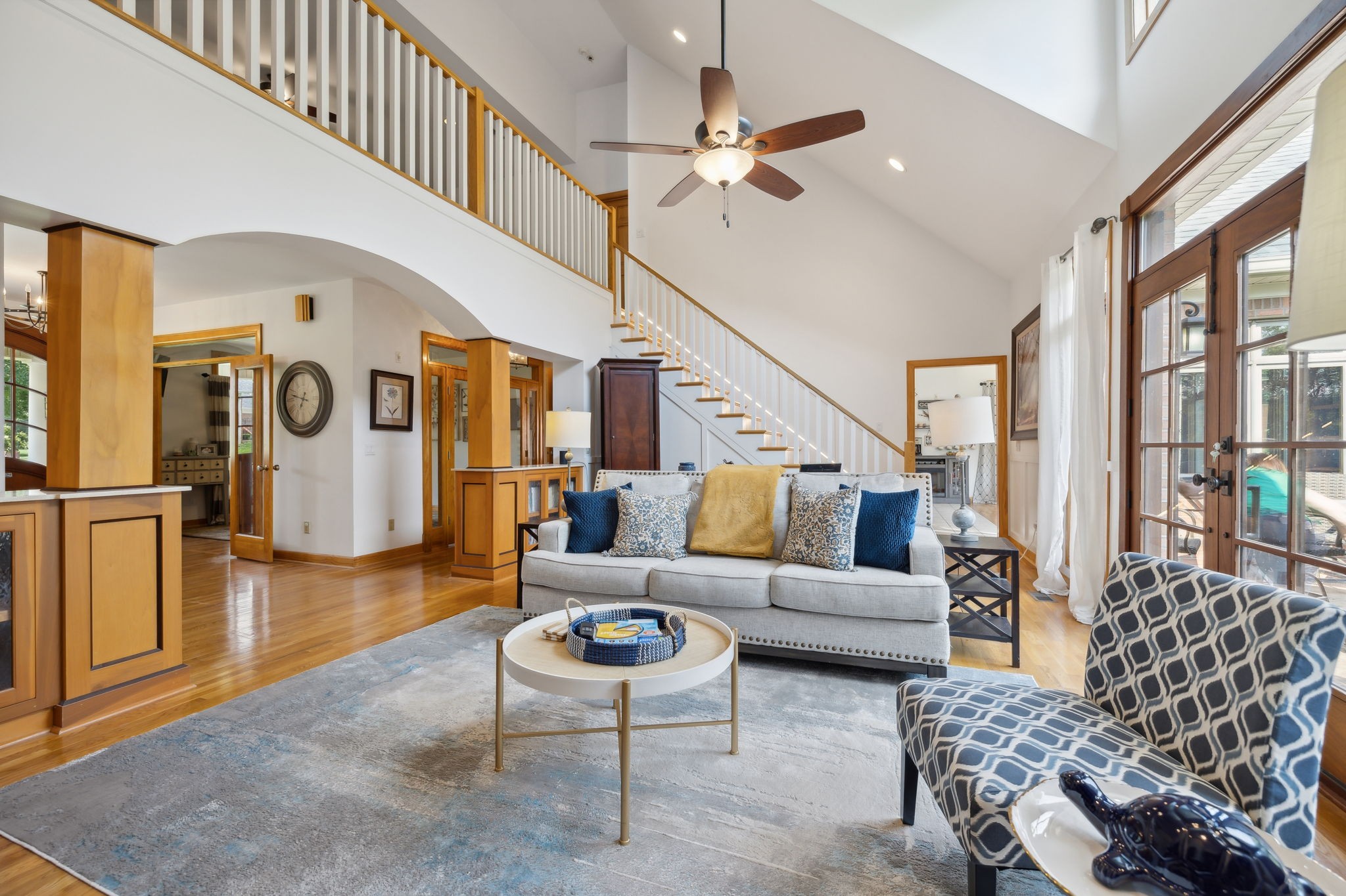 1208 Davidson Lane Columbia, TN 38401 - Photo 25 of 85 a living room with furniture and a chandelier