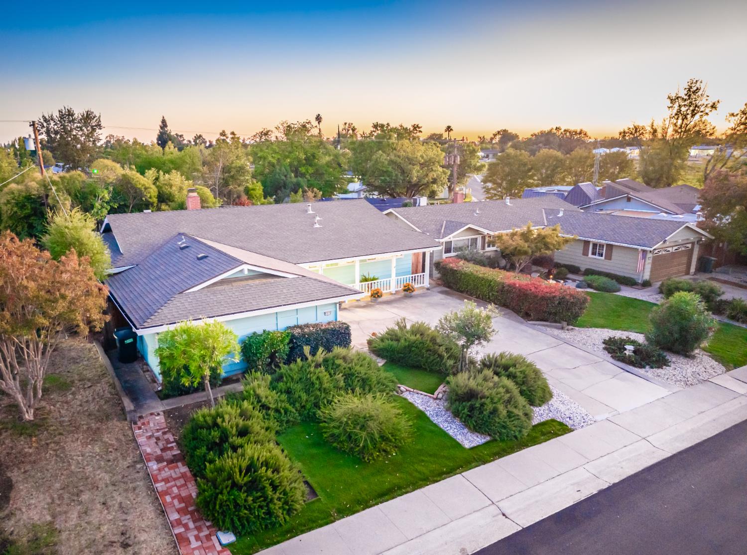 5310 Fort Sutter Way Sacramento, CA 95841 - Photo 3 of 55 an aerial view of residential houses with outdoor space and street view