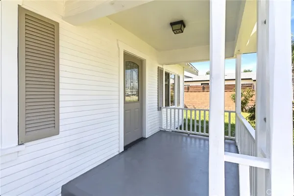 a view of a door of the house