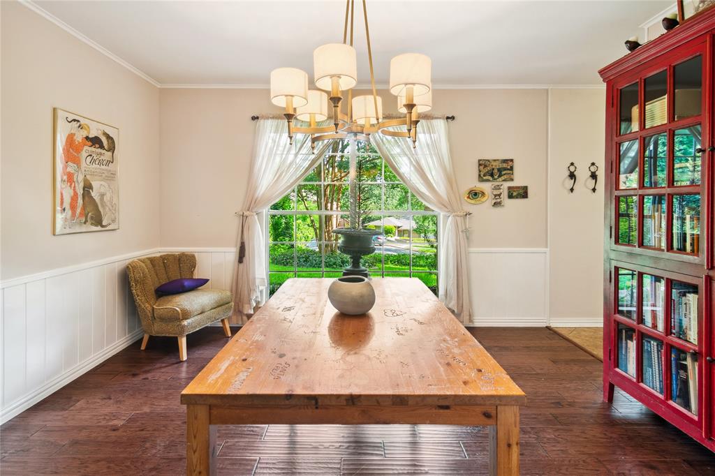 4104 Evergreen Drive Waco, TX 76708 - Photo 15 of 36 a living room with fireplace furniture and a book shelf