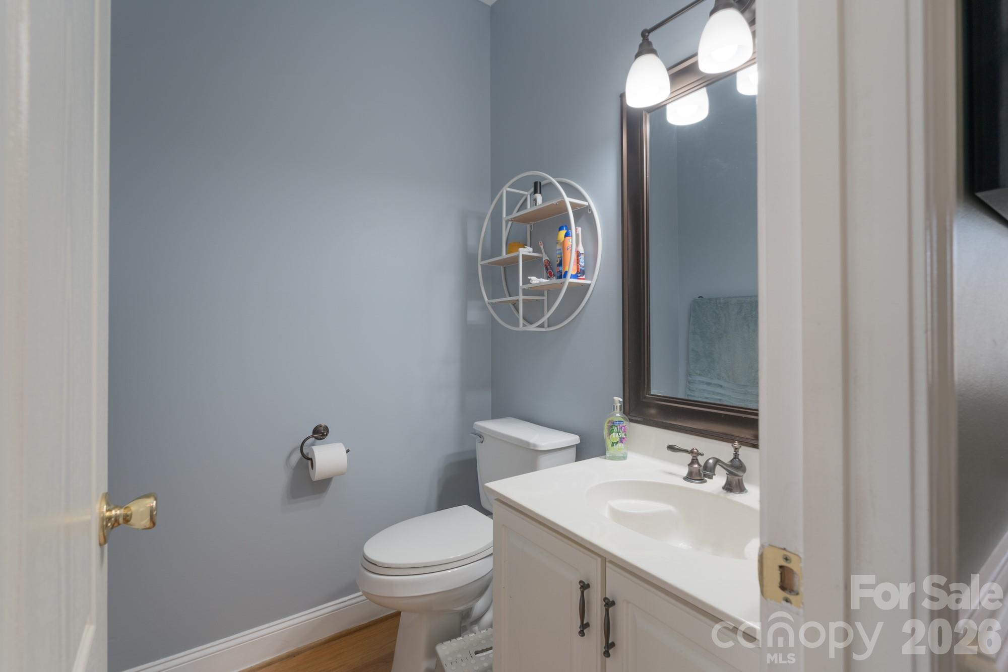 1491 Highway 160 Fort Mill, SC 29715 - Photo 9 of 19 a bathroom with a toilet sink and mirror