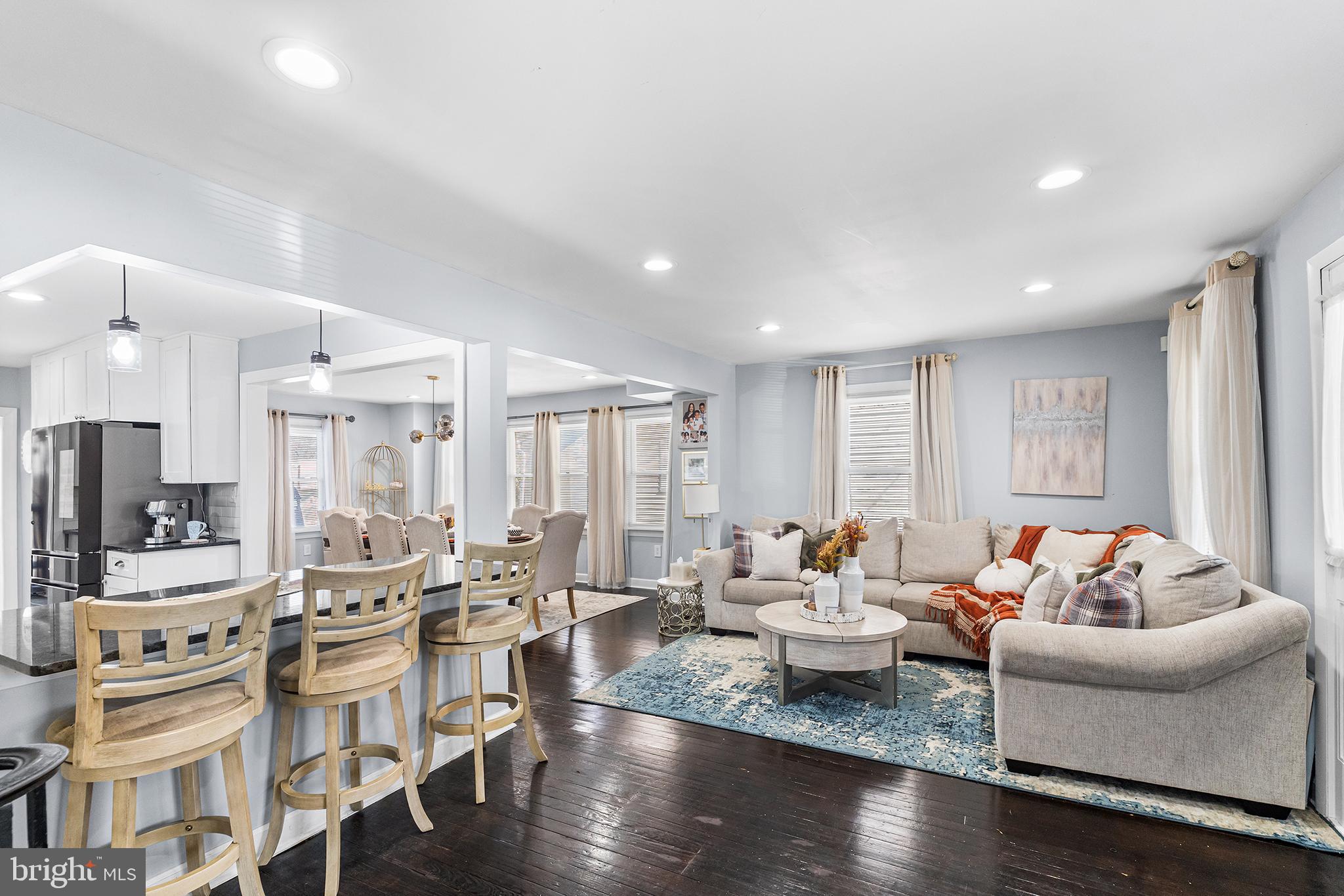 14 Nicholson Road West Collingswood Heights, NJ 08059 - Photo 14 of 50 a living room with furniture kitchen view and a large window