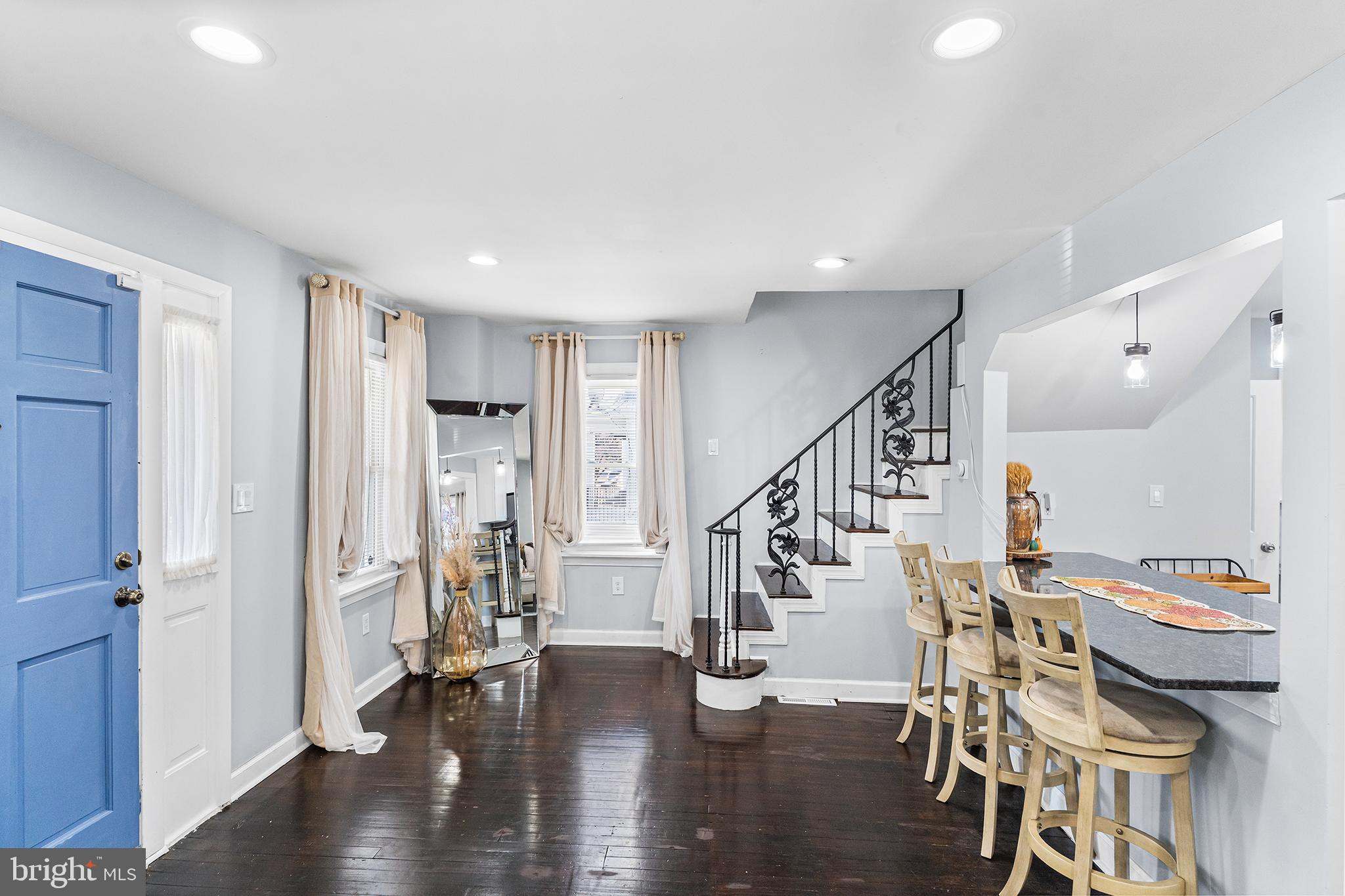 14 Nicholson Road West Collingswood Heights, NJ 08059 - Photo 16 of 50 a view of an entryway with wooden floor and livingroom view