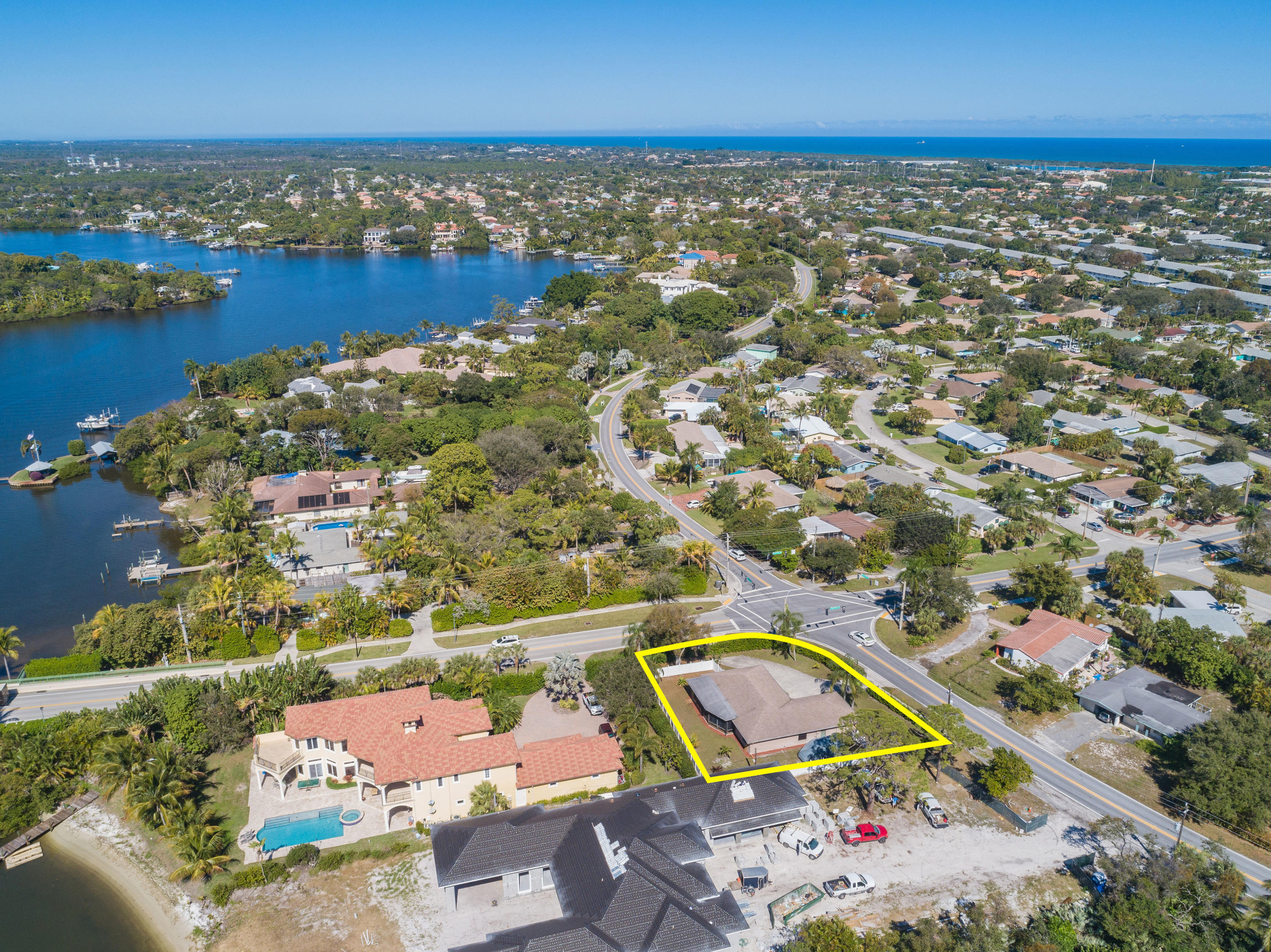 374 West Riverside Drive Tequesta, FL 33469 - Photo 50 of 50 374WRiversideDrAerial_11_marked
