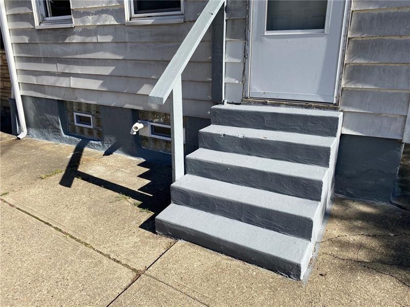 652 Evergreen Road Pittsburgh, PA 15209 - Photo 21 of 21 freshly painted stairs