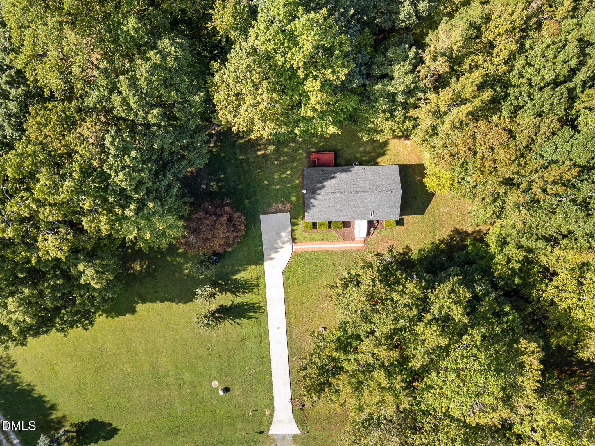 4551 Sugar Maple Road Oxford, NC 27565 - Photo 20 of 23 an aerial view of a house with a yard