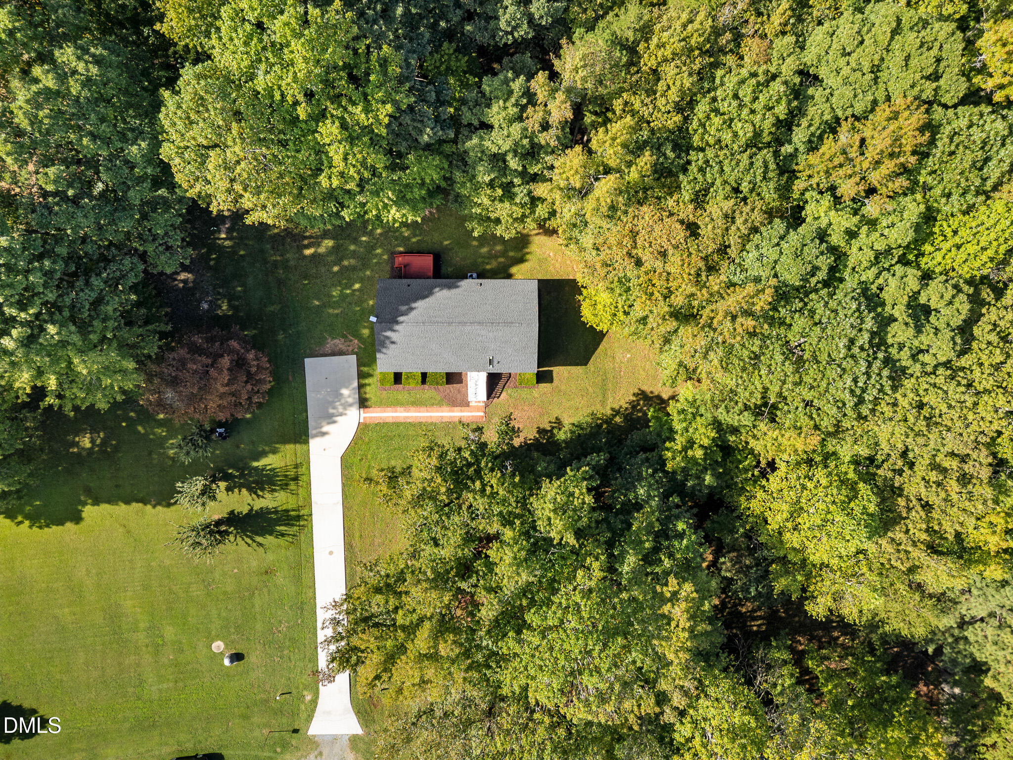 4551 Sugar Maple Road Oxford, NC 27565 - Photo 22 of 23 an aerial view of a house with a yard