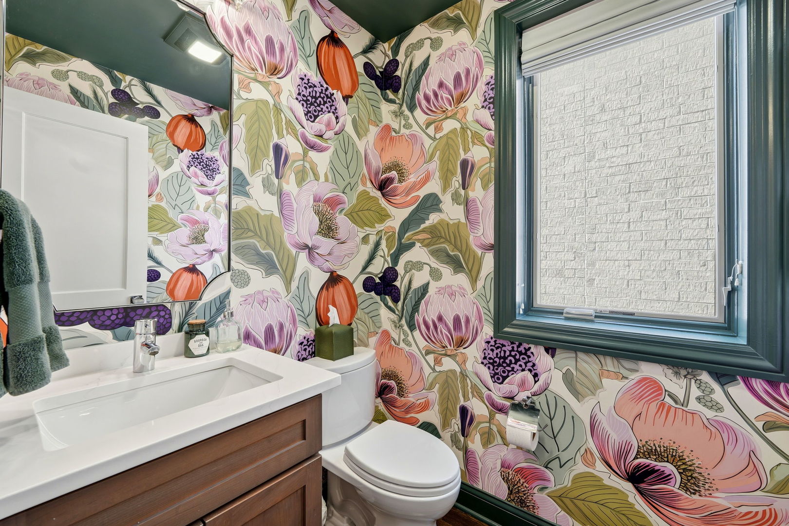 843 West Fletcher Street, Unit 3W Chicago, IL 60657 - Photo 17 of 45 a bathroom with a sink mirror vanity and toilet